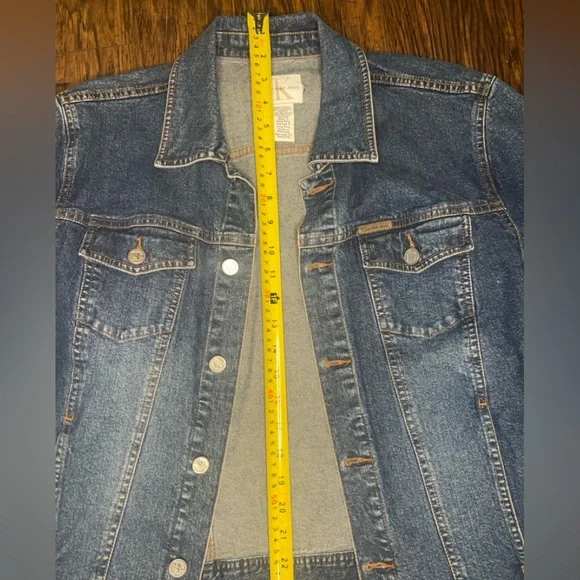 Vintage 1967 Calvin Klein Jeans denim Jacket Hong Kong | US size medium - Picture 6 of 8